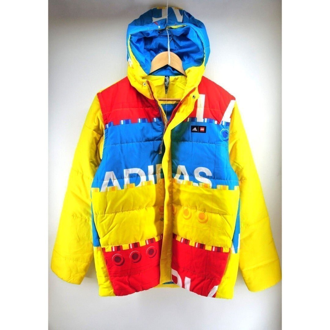 Kids Adidas x Lego U Lego W 2in1 Puffer Padded Jacket - Size XL 220