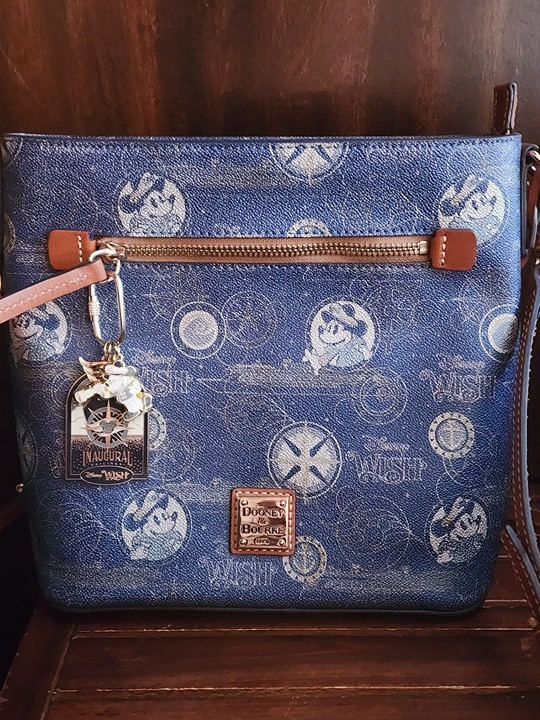 Disney Cruise Line Disney Wish Dooney & Bourke Inaugural Crossbody & Bag Charm