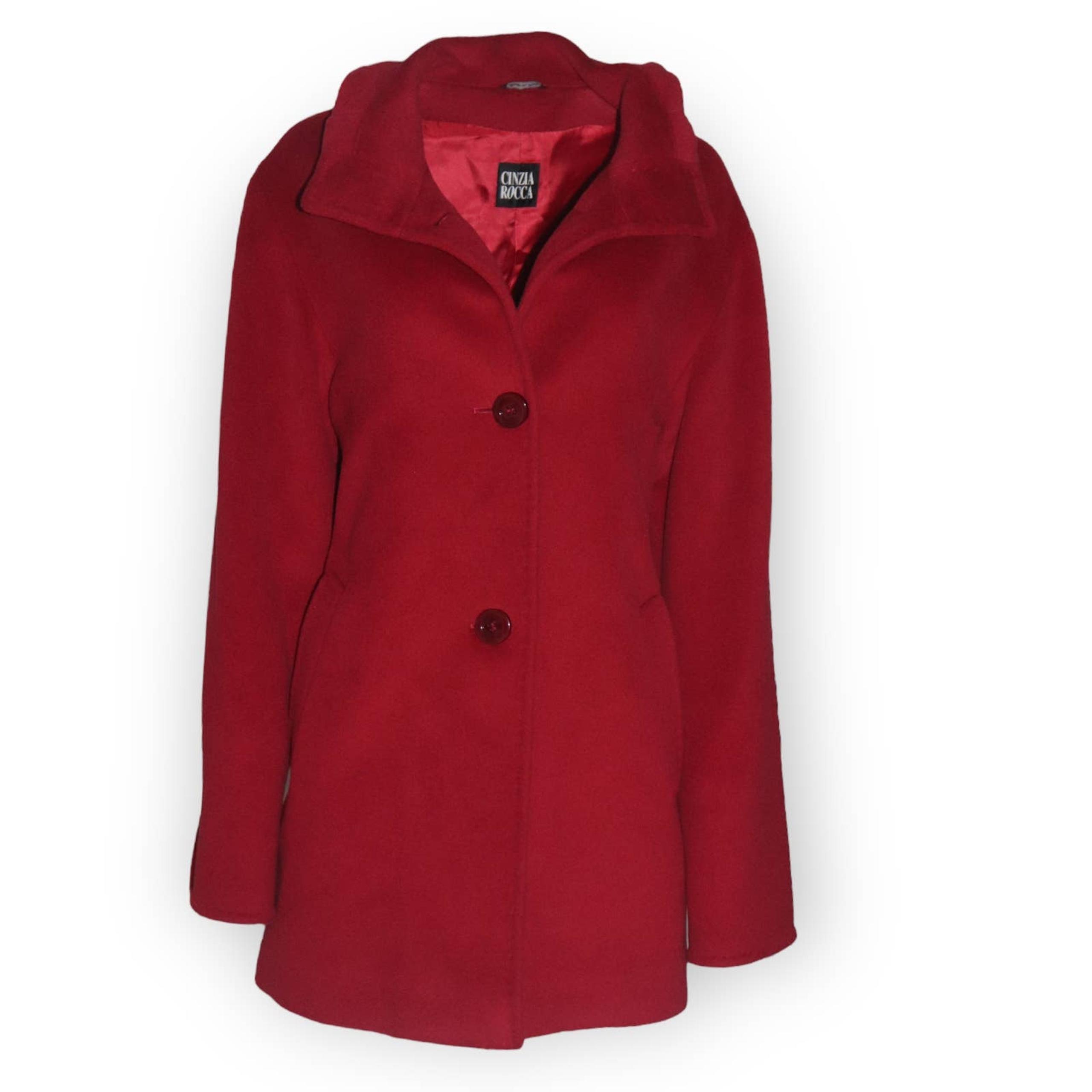Cinzia Rocca Angora Wool Coat Size 14