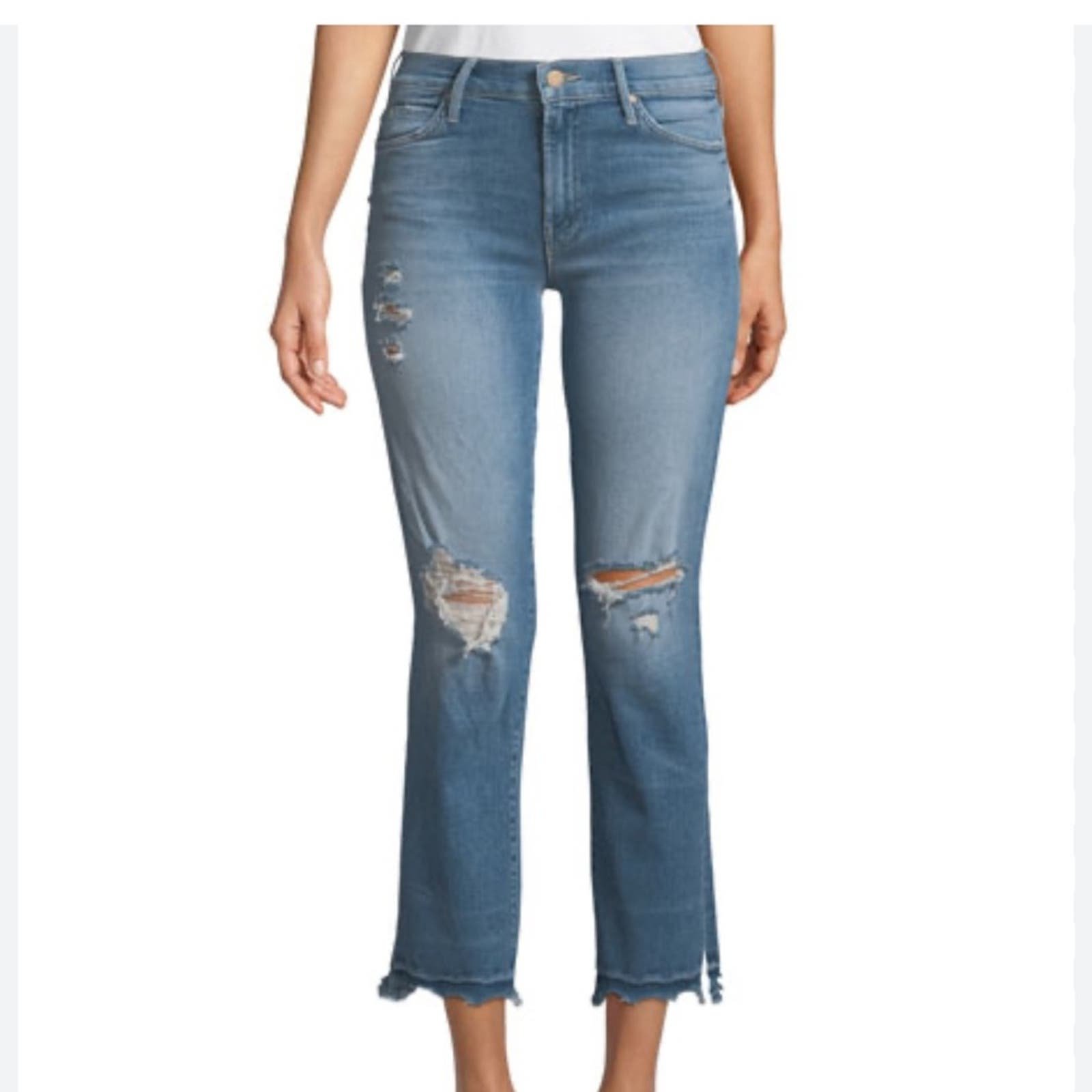 Mother Rascal Ankle Snippet Chew Jeans