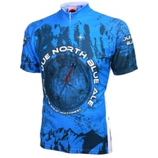 Due North Blue Ale Men's Cycling Jersey (Small)