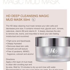 Deep clean magic mud face mask made in france