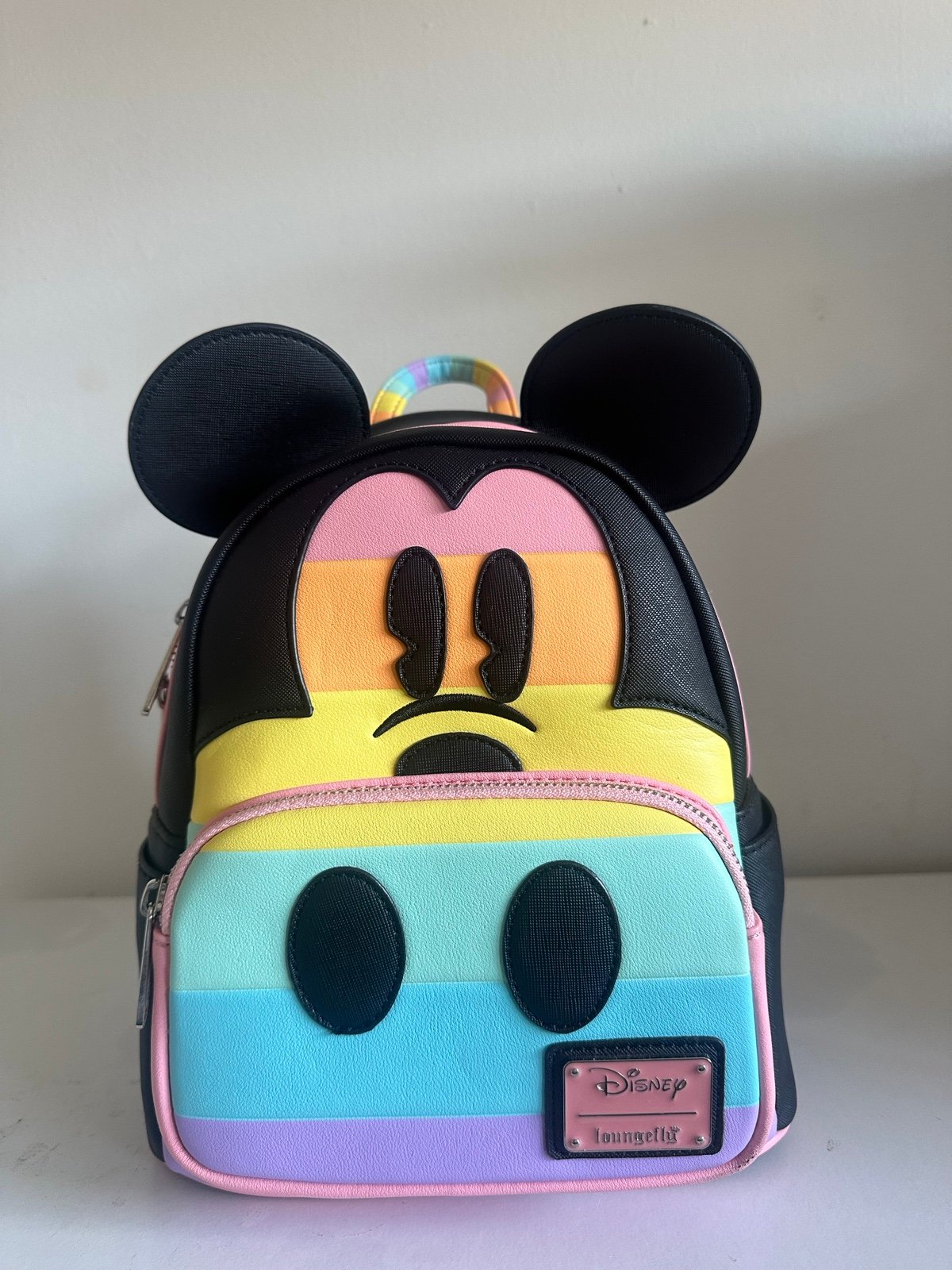 Rainbow pastel Mickey loungefly