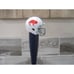 Buffalo Bills Beer Tap Handle Team Football Throwback Helmet Kegerator Wood Blue