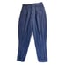 Vintage Women's 10/11 Corduroy Pleated High Rise Tapered Pants Blue