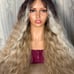 42 Ombre Wavy Lace Front Wig