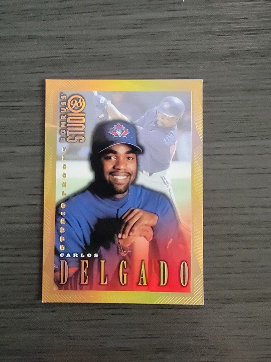 Carlos Delgado 1998 Donruss Studio Proofs Gold #154 211/300