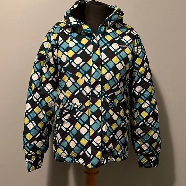 Columbia Girls' Multicolor Bugaboo Hooded Waterproof Winter Ski Jacket