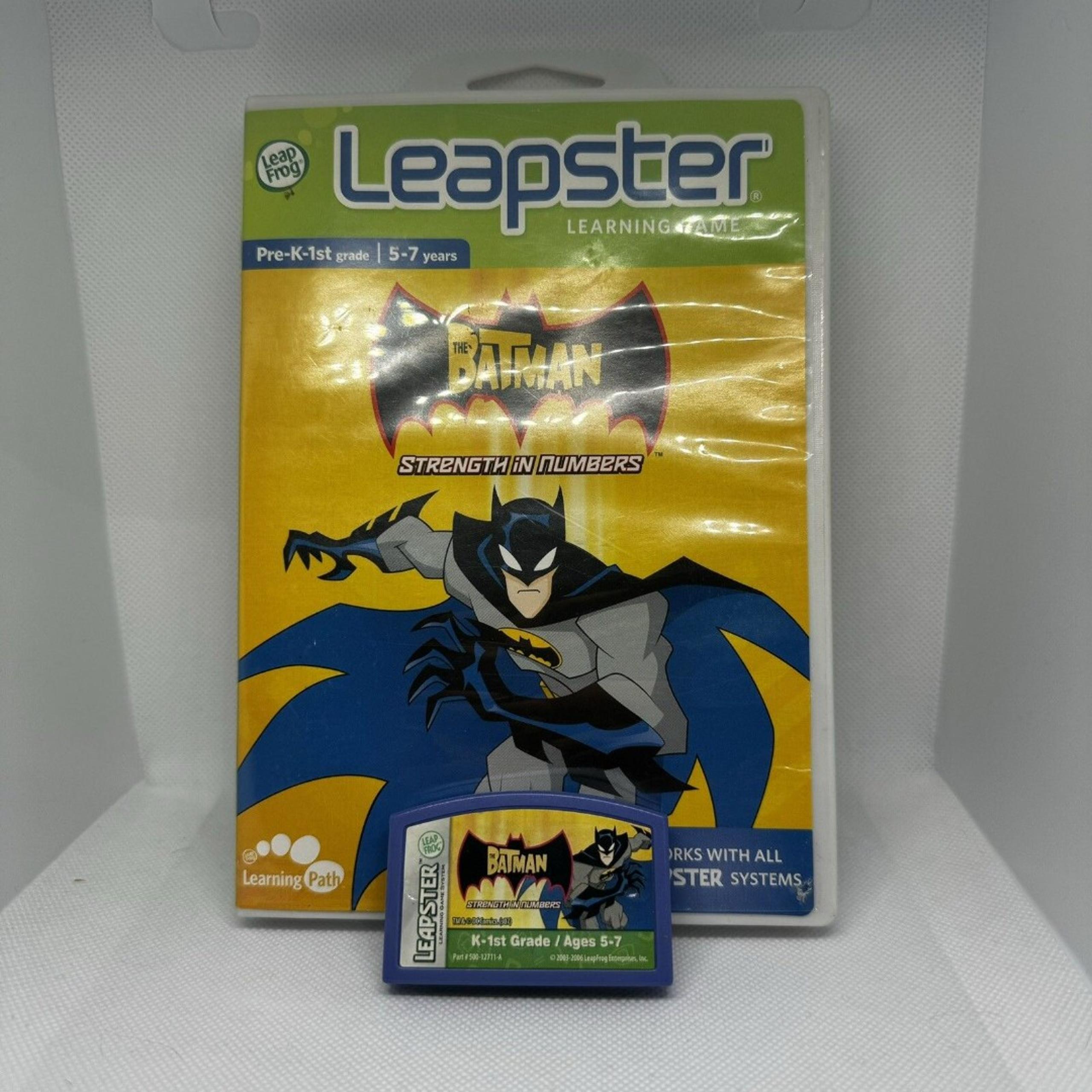 LEAP FROG LEAPSTER LEARNING GAME THE BATMAN STRENGTH IN NUMBERS