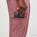 FIGS High Waisted Mauve