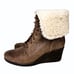 Ugg Zea Waterproof Wedge Lace-up Ankle Boots Size 7
