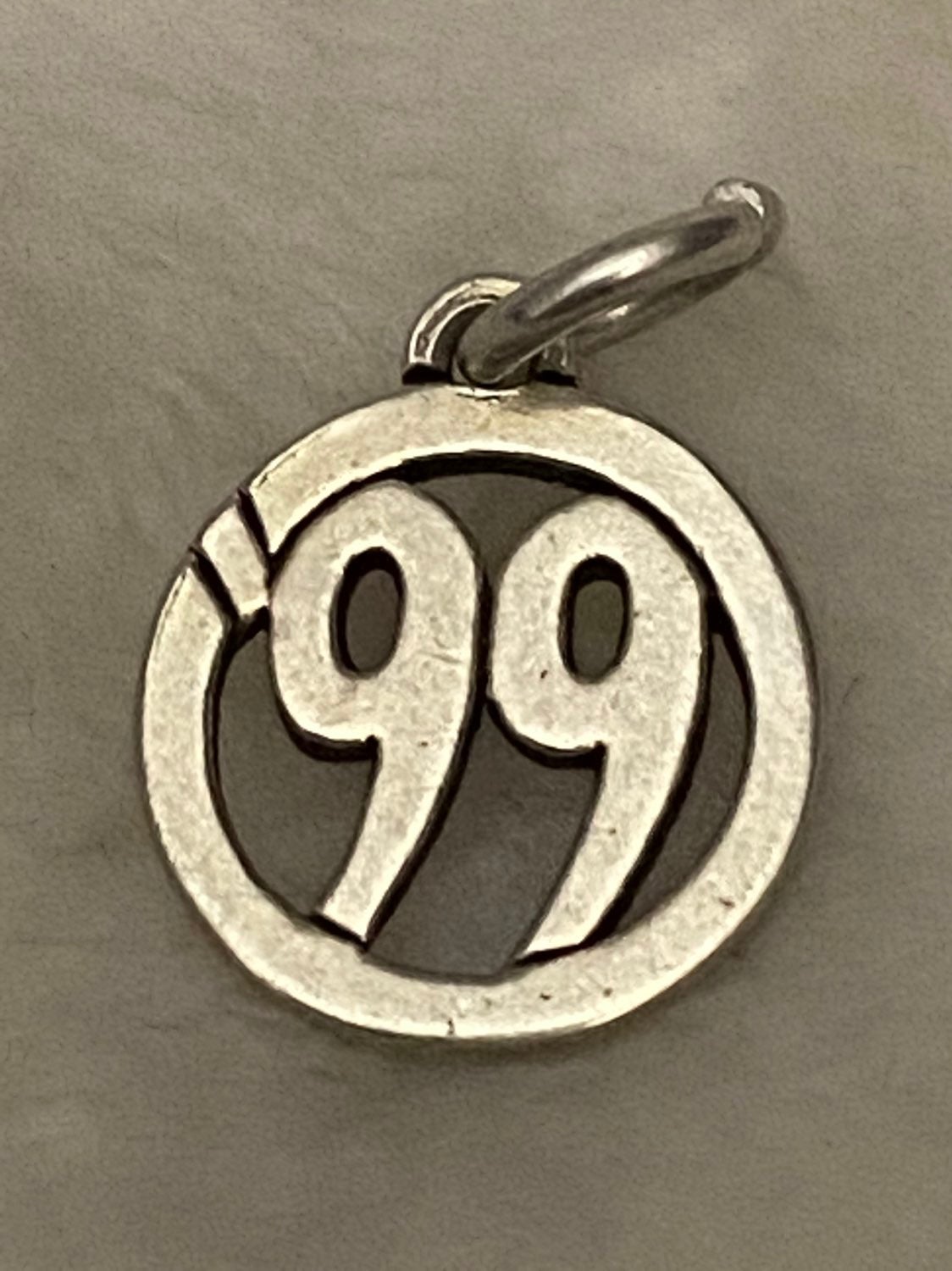 James Avery Retired Silver '99 Charm