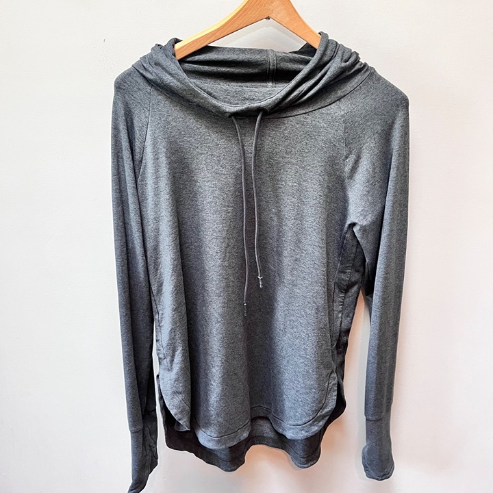 Athleta Uptempo Hoodie Sweatshirt, gray- Size XS