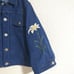 【Tag attached, unused】 Denim Jacket, Embroidery, Flower, G-Jean, Jean Jacket, Stylish