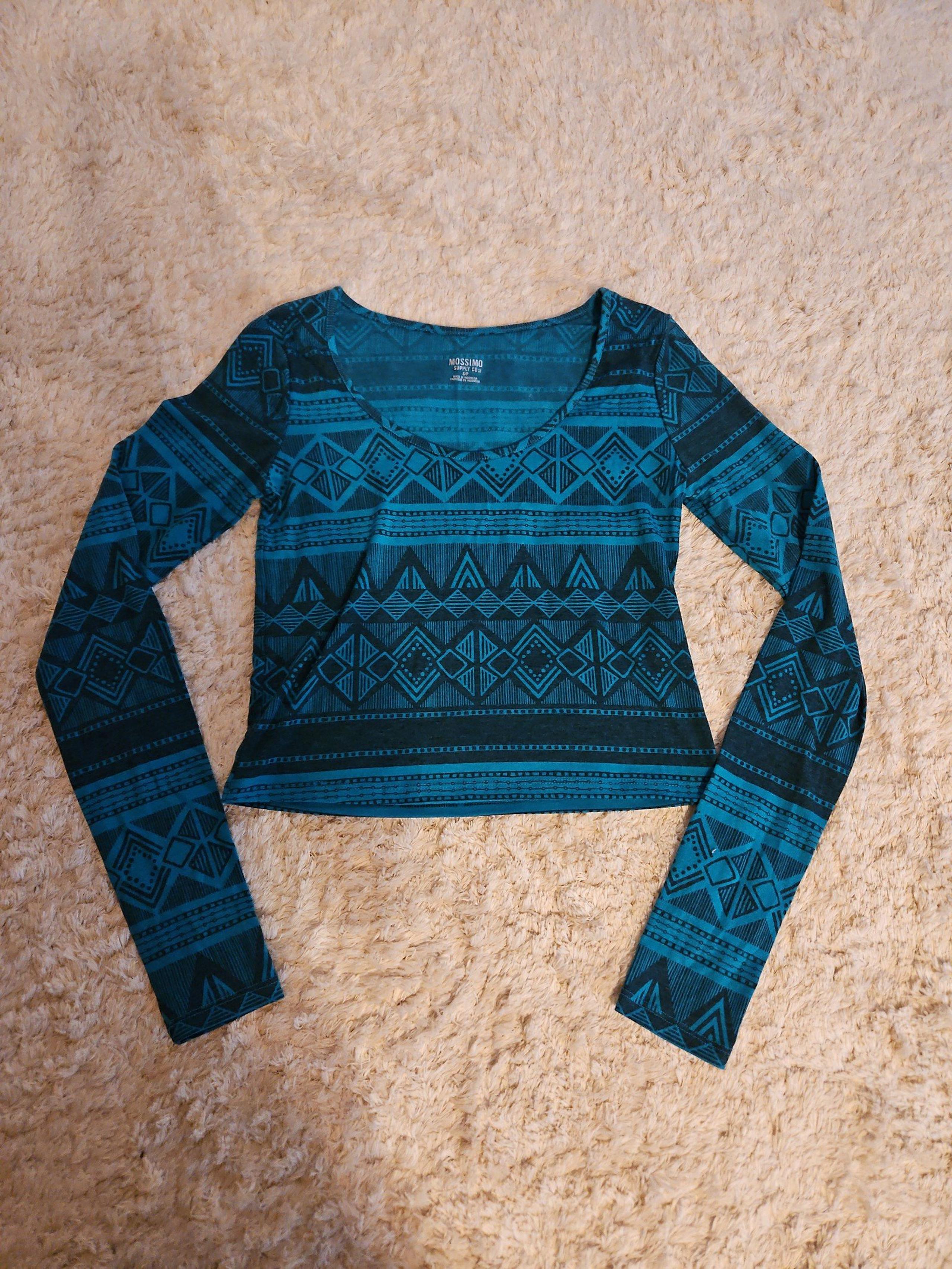 NWOT aztec crop top
