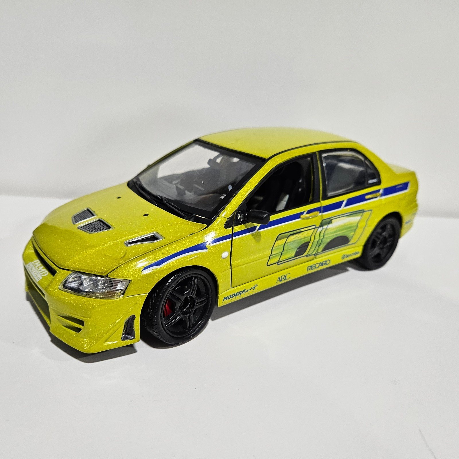 ミニカー RACING CHAMPIONS LANCER EVOLUTION Ertl racing champions 1/18 Fast & Furious 2002 Mitsubishi
