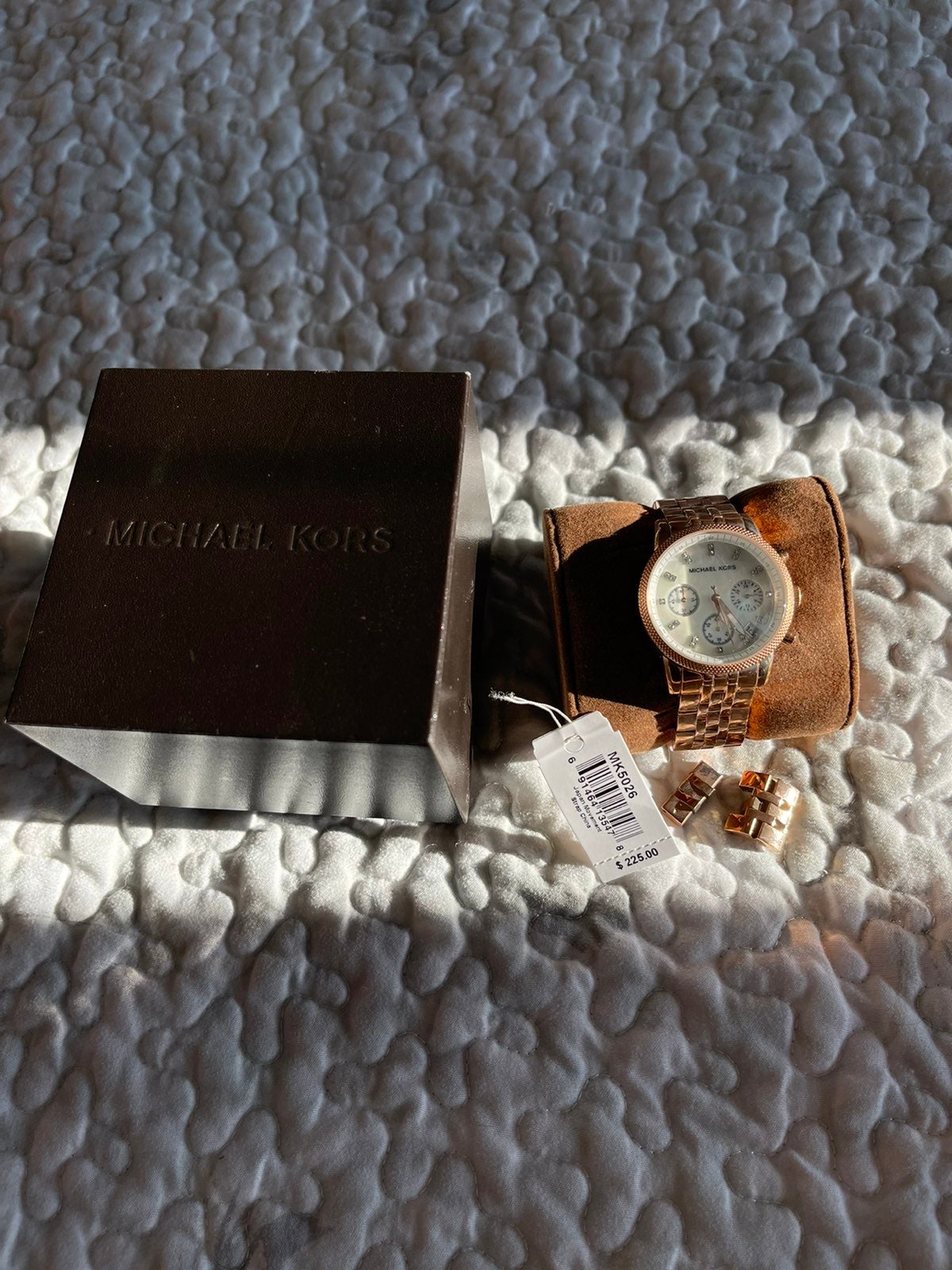 Michael Kors rose gold watches for women