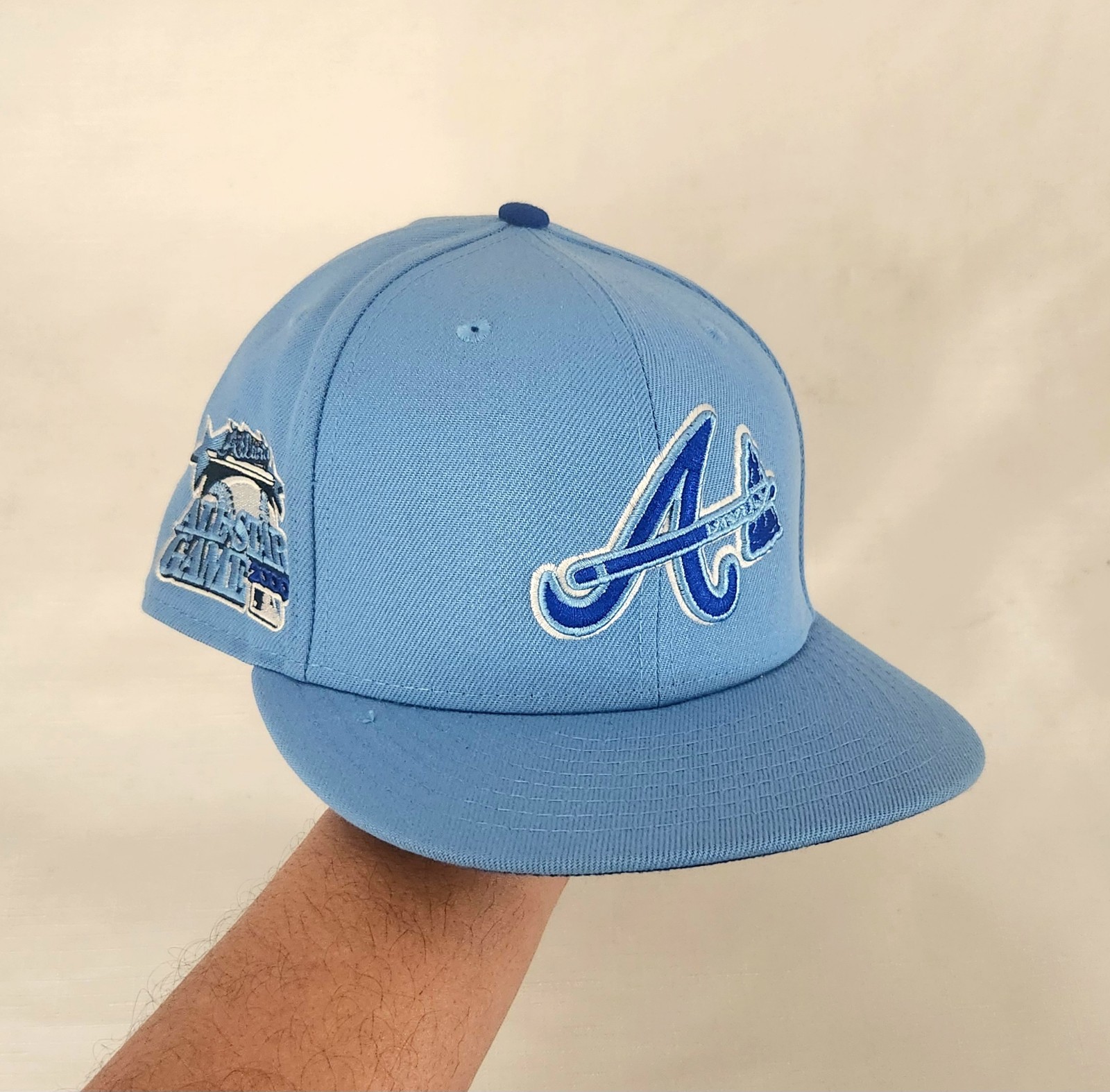 New Era Atlanta Braves 2000 All-Star Game Patch 5950 Hat Baby Blue 7 5/8 59FIFTY