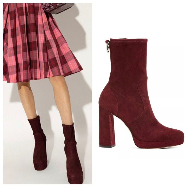 Paige Jackie Women’s Platform Booties Ankle Boots High Heel Stretch Zipper US 7