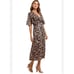 Acler Tippet Floral Flutter Sleeve Midi Dress Size 2