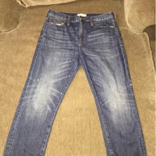 Madewell Womens Straight Leg Crop Jeans | Size 31| Distressed EUC
