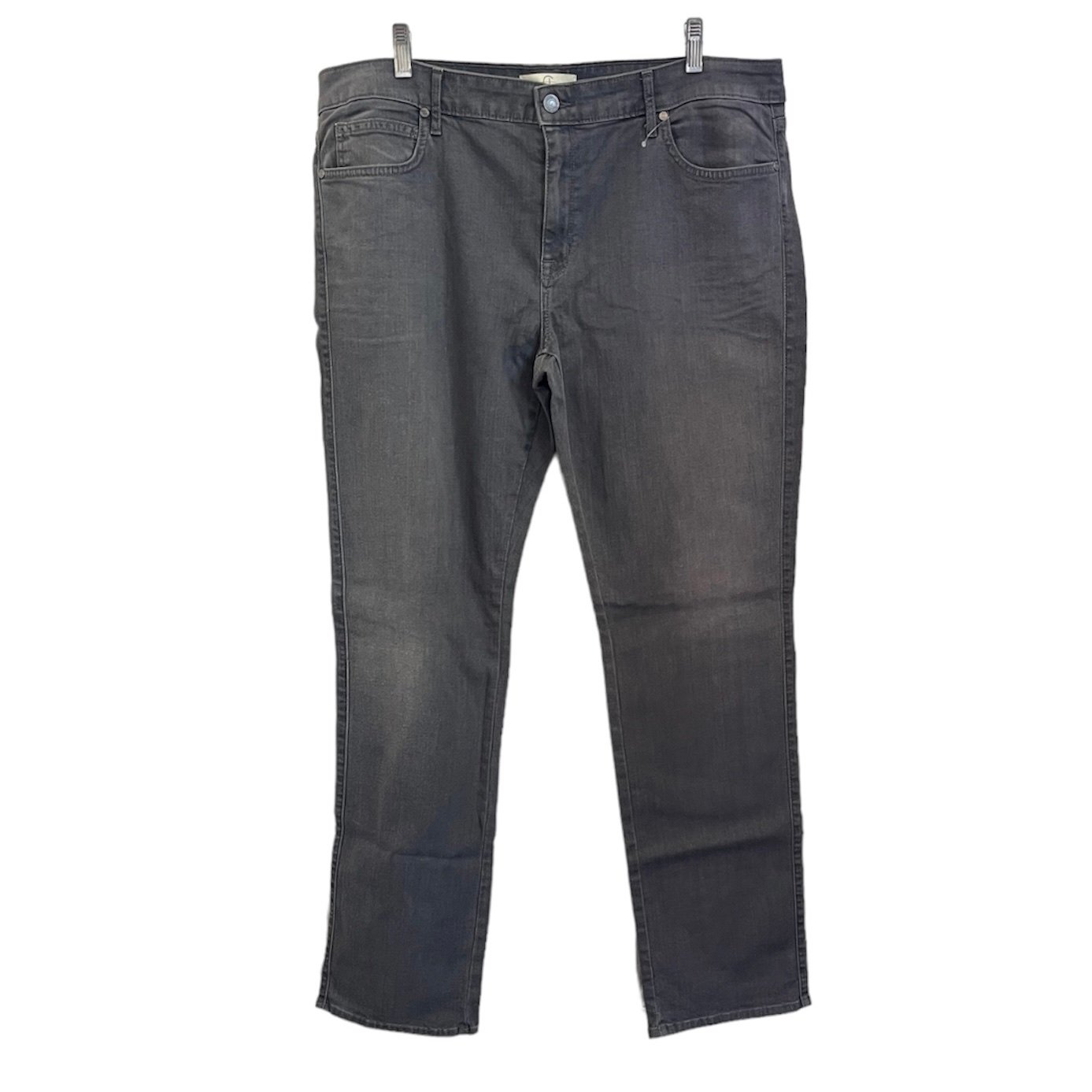 NEW CJ by Cookie Johnson Faith Straight Plus size Jeans 38 Grey