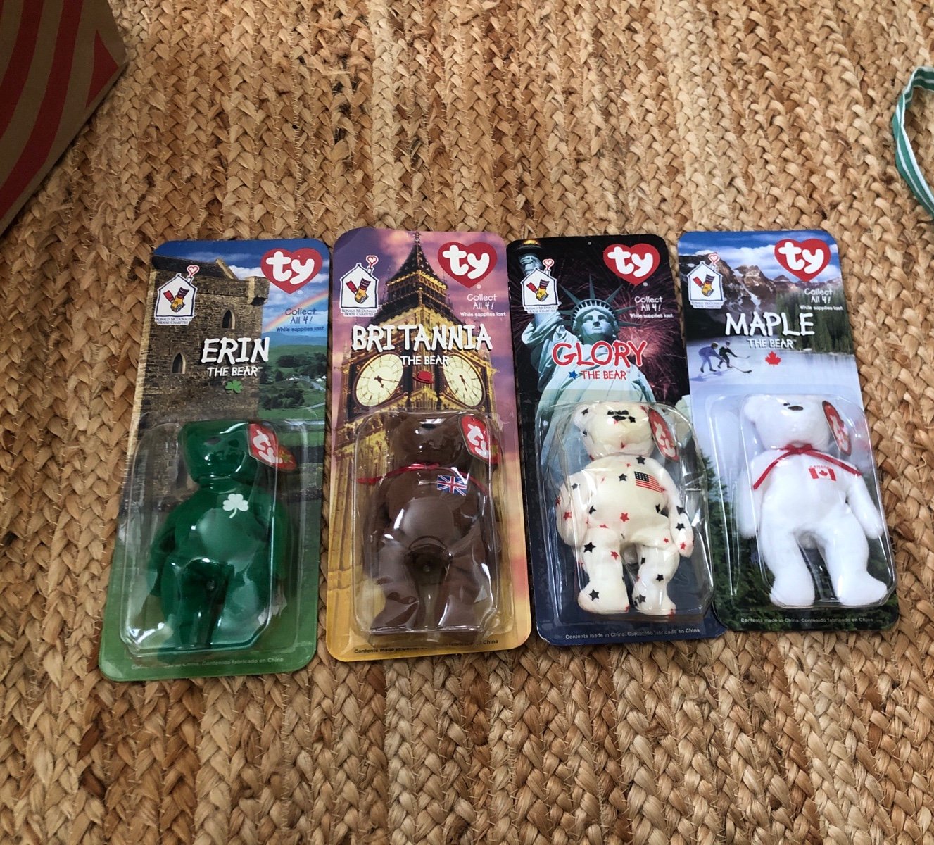 Collect All 4! TY Beanie Babies NEW IN BOX RETIRED RARE