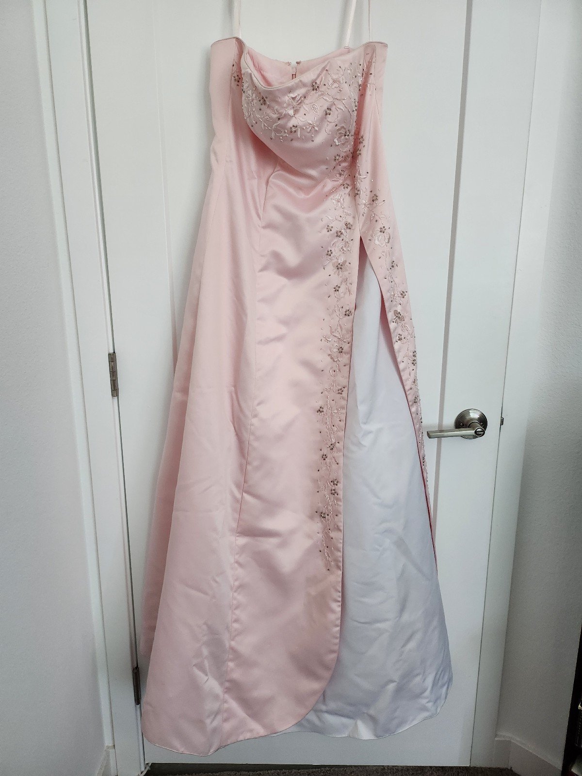 Strapless Pink Gown