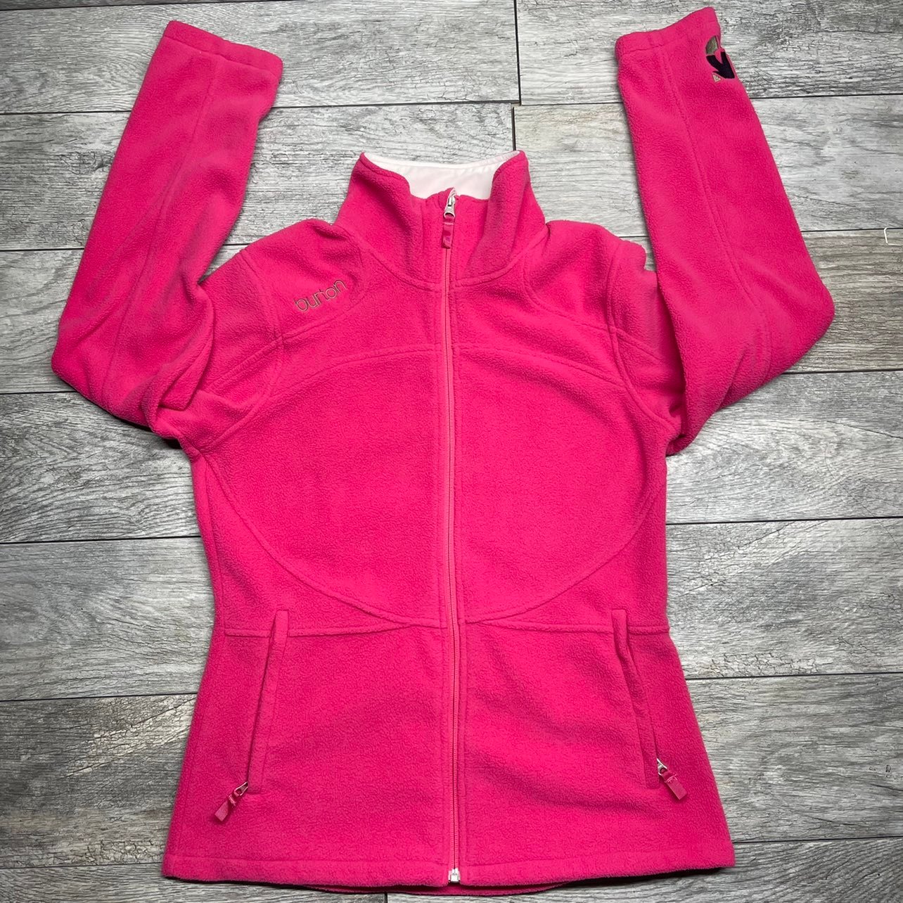 Women’s Burton Pink Dryride Fleece Full Zip size L