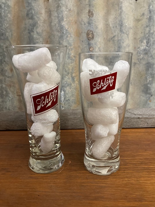 Joseph Schlitz beer brewery Milwaukee vintage brewing drinking glasses glassware