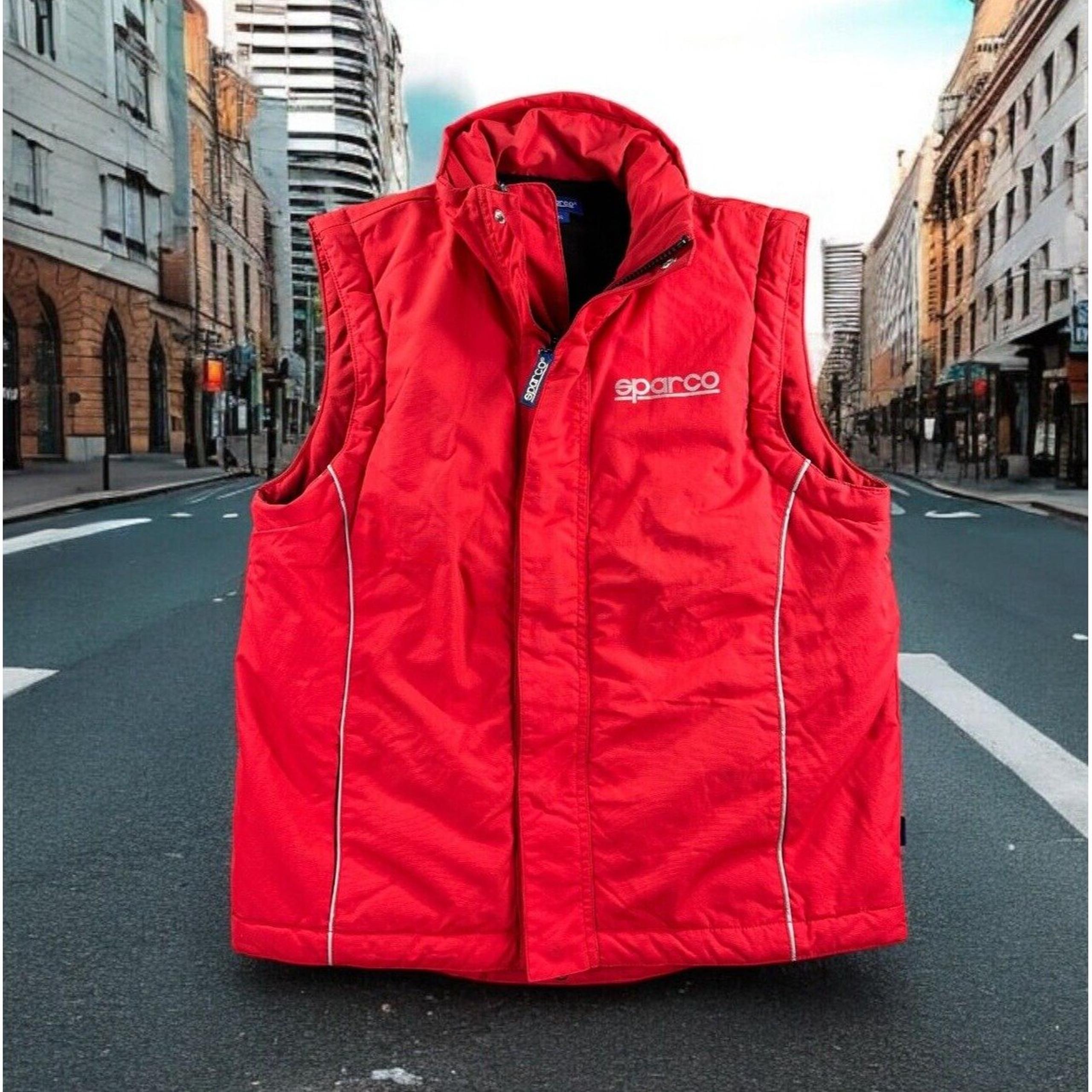 Vest Mens XS Vintage Martini Racing Gilet Lightweight Water Resistant VTG - Sparco