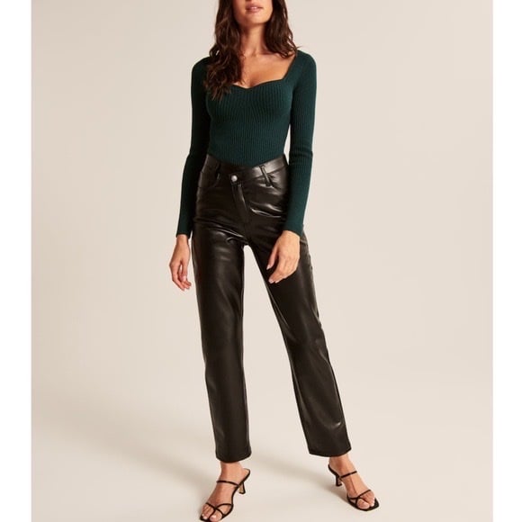 Abercrombie & fitch leather pants