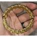 Castlecliff Vintage Gold Braided Bracelet
