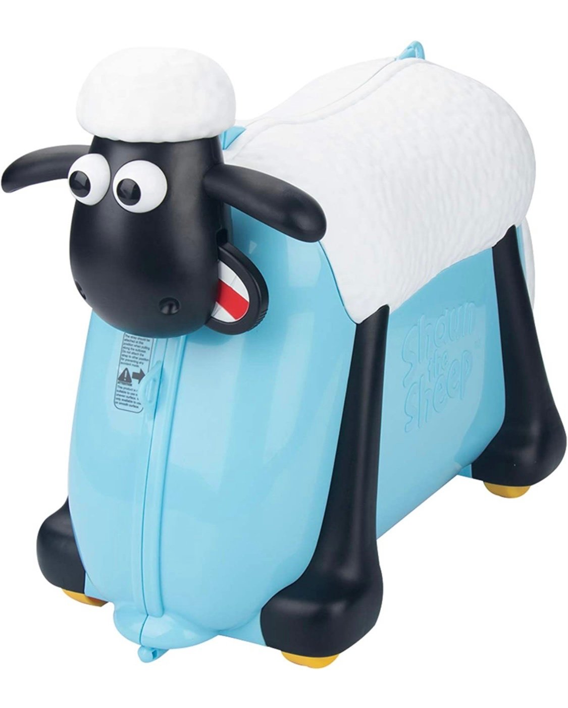 Shaun the Sheep Kids Ride-On Suitcase Carry-On Luggage