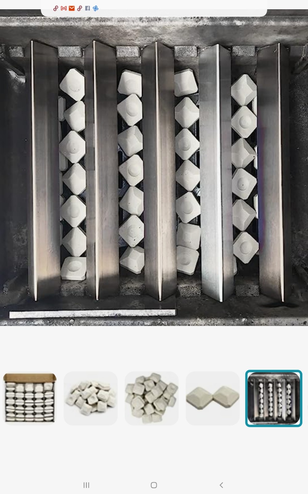 48pcs CRCB48 Ceramic briquettes replacement for grill (347)