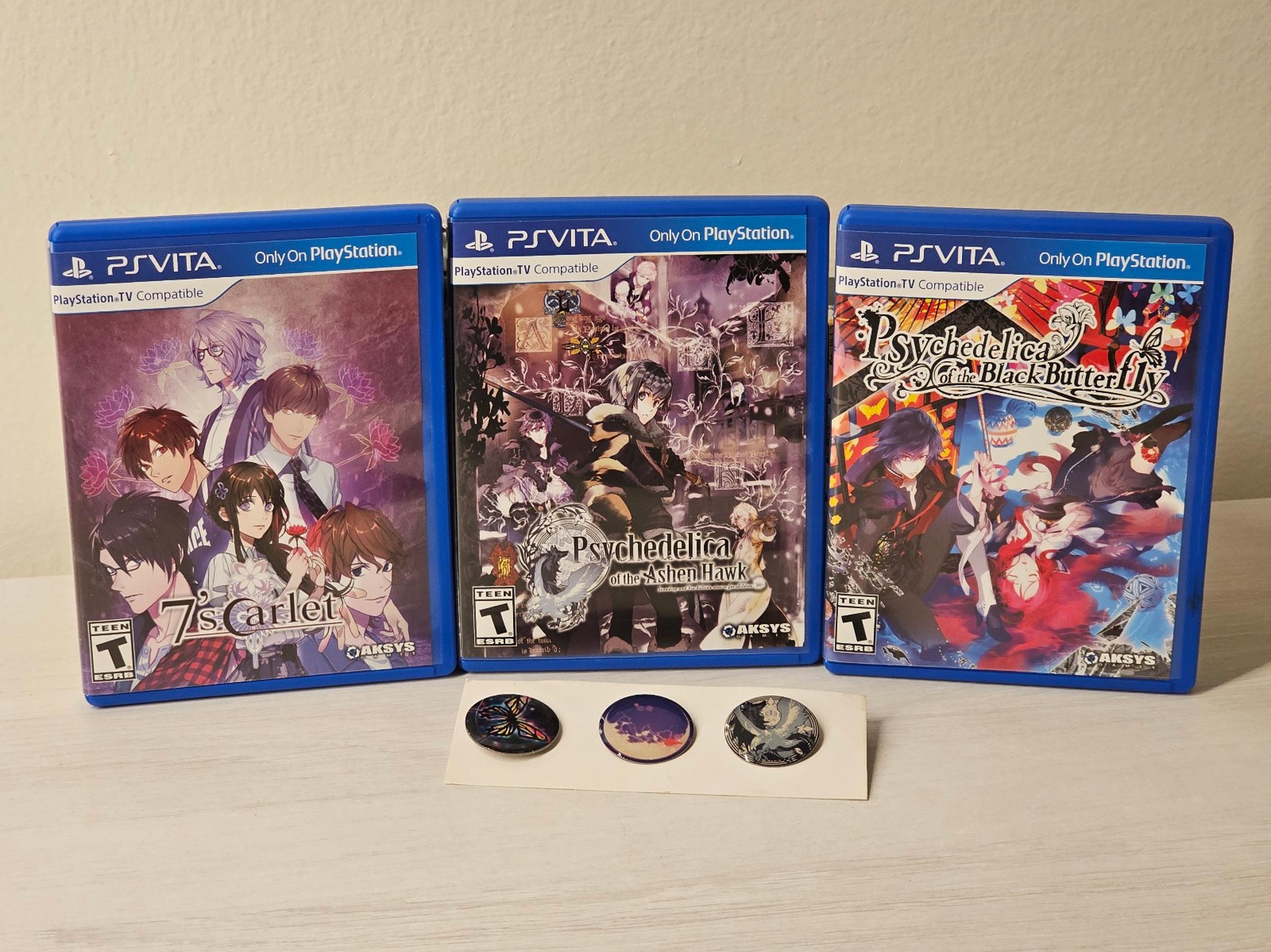 Summer Mystery Otome Vita Trilogy W/ LE Pin Set Like New! Only 1000 made! - Aksys