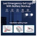 NEW LED Adjustable Emergency Light 6- Pack