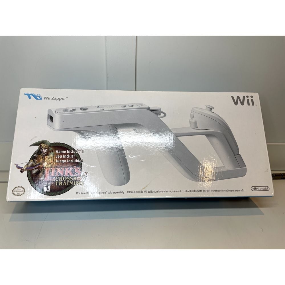Link's Crossbow Training & Zapper Attachment for the Nintendo Wii / No Game