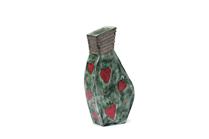 Strawberries Vase