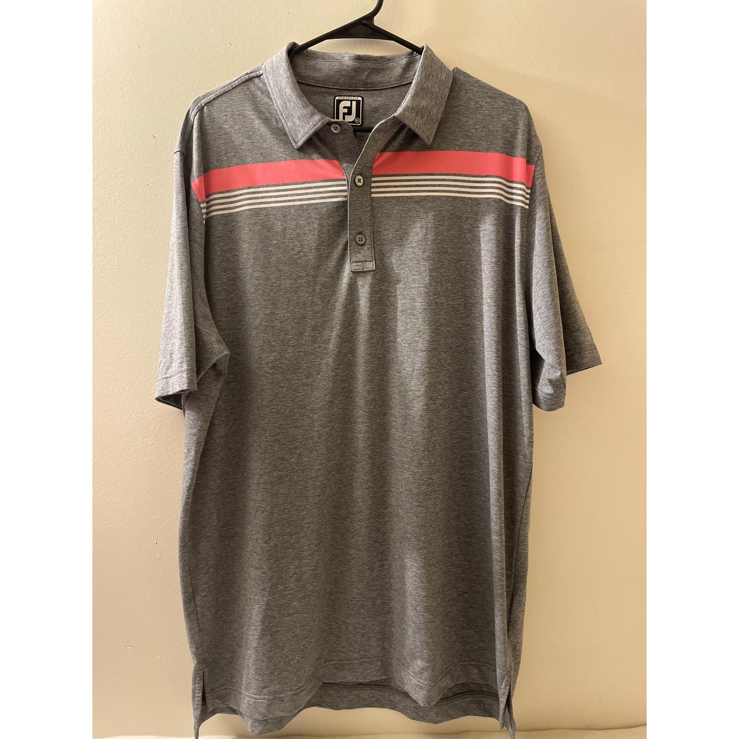 Foot Joy Mens Size XL Golf Polo Short Sleeve FJ Athletic Fit Outdoor