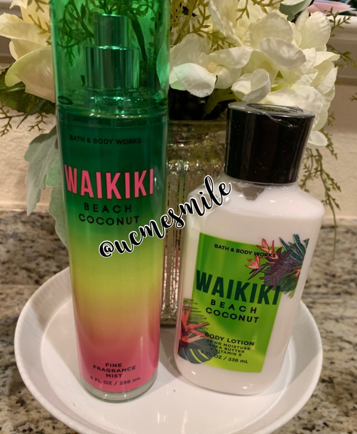 Bath & Body Works Waikiki Beach Coconut Set