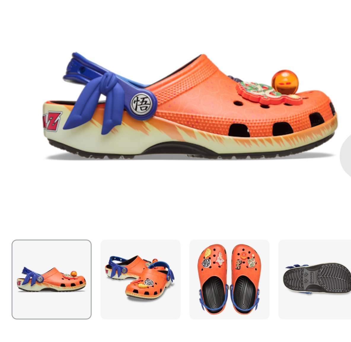 Dragon Ball Z Crocs men size 10 women’s 12
