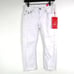True Religion Optic White Halle Raw-Hem Capri Women's Jeans SZ 26