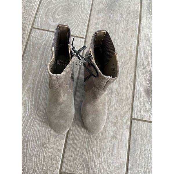 DONALD J. PLINER Labell Platform Suede Bootie Size 7.5 NEW