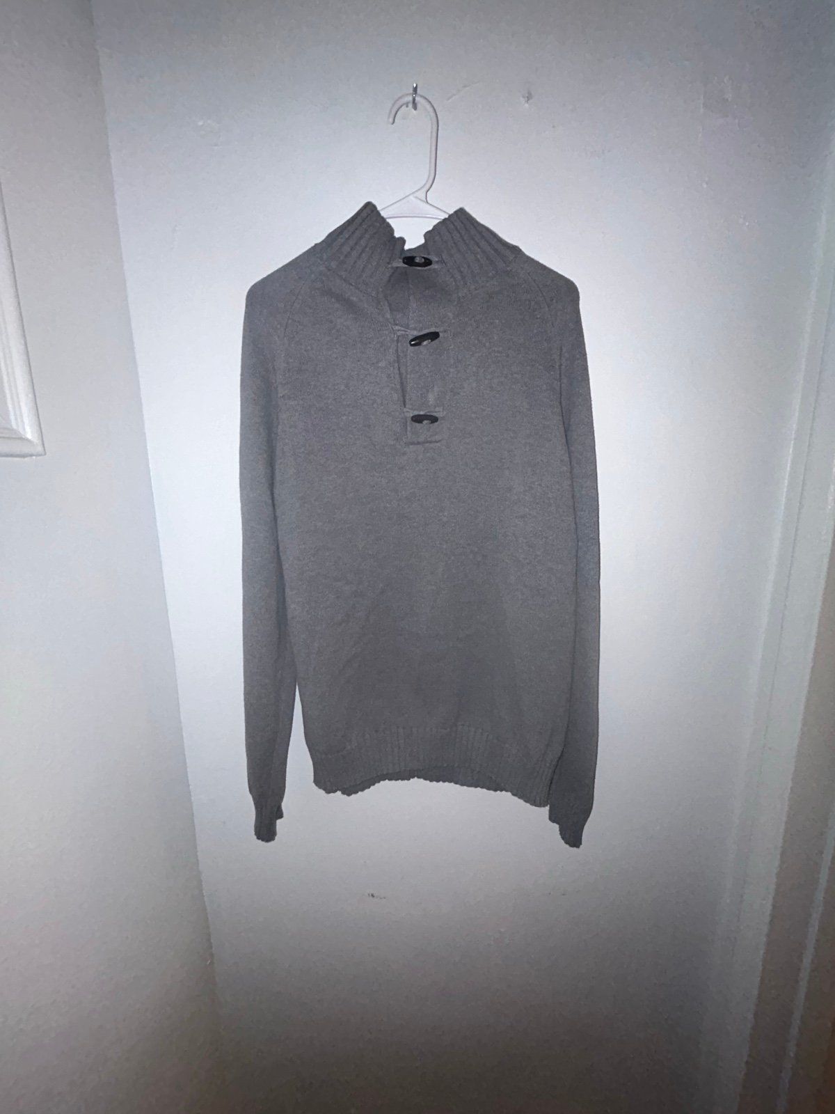 Esprit sweater quarter button pullover sweatshirt size XL warm layer casual
