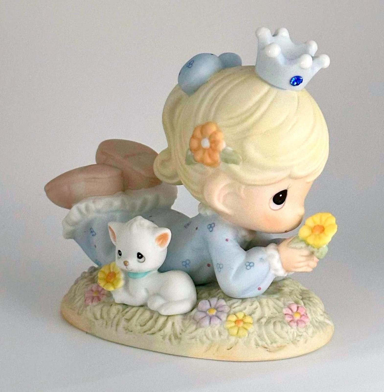 Precious Moments 2004 Sunshine Brings A Purr-fect Friend Statue Figurine Rare