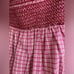 NEW Anthropologie Maeve Smocked Basque-Waist cotton Jumpsuit red XS nwt