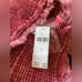 NEW Anthropologie Maeve Smocked Basque-Waist cotton Jumpsuit red XS nwt