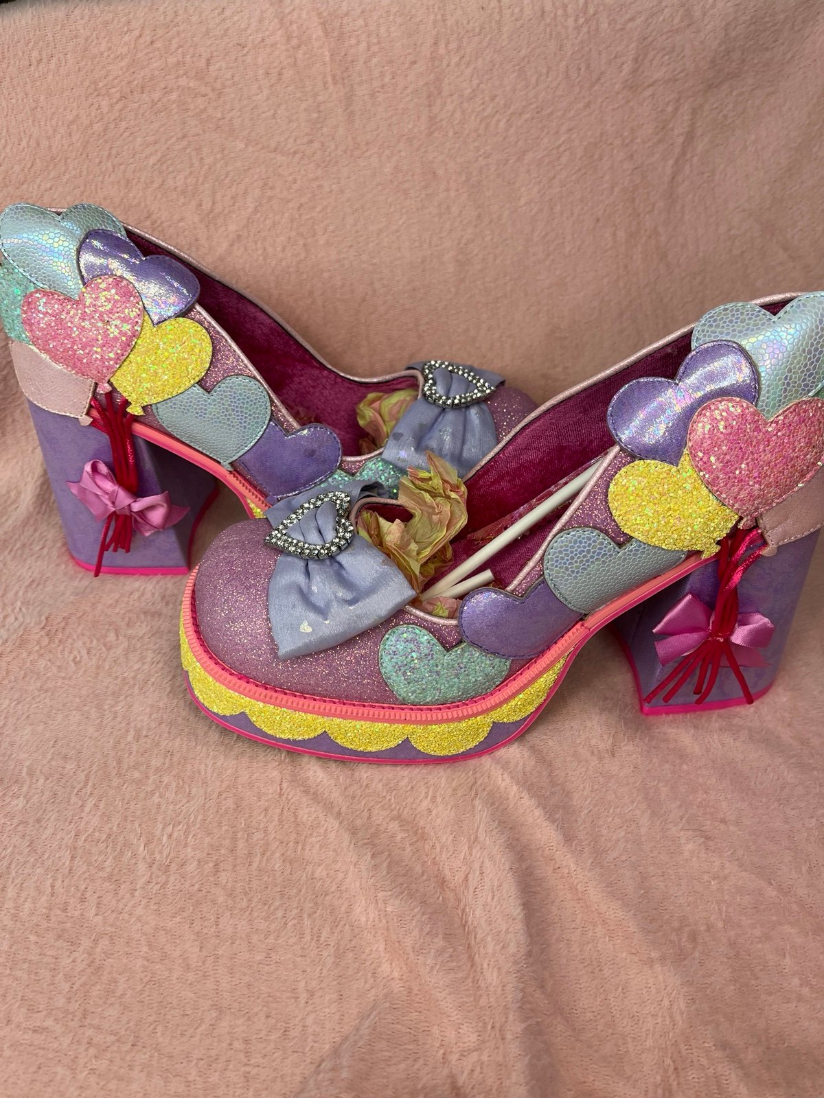 Balloons and Cake Irregular Choice Heels
