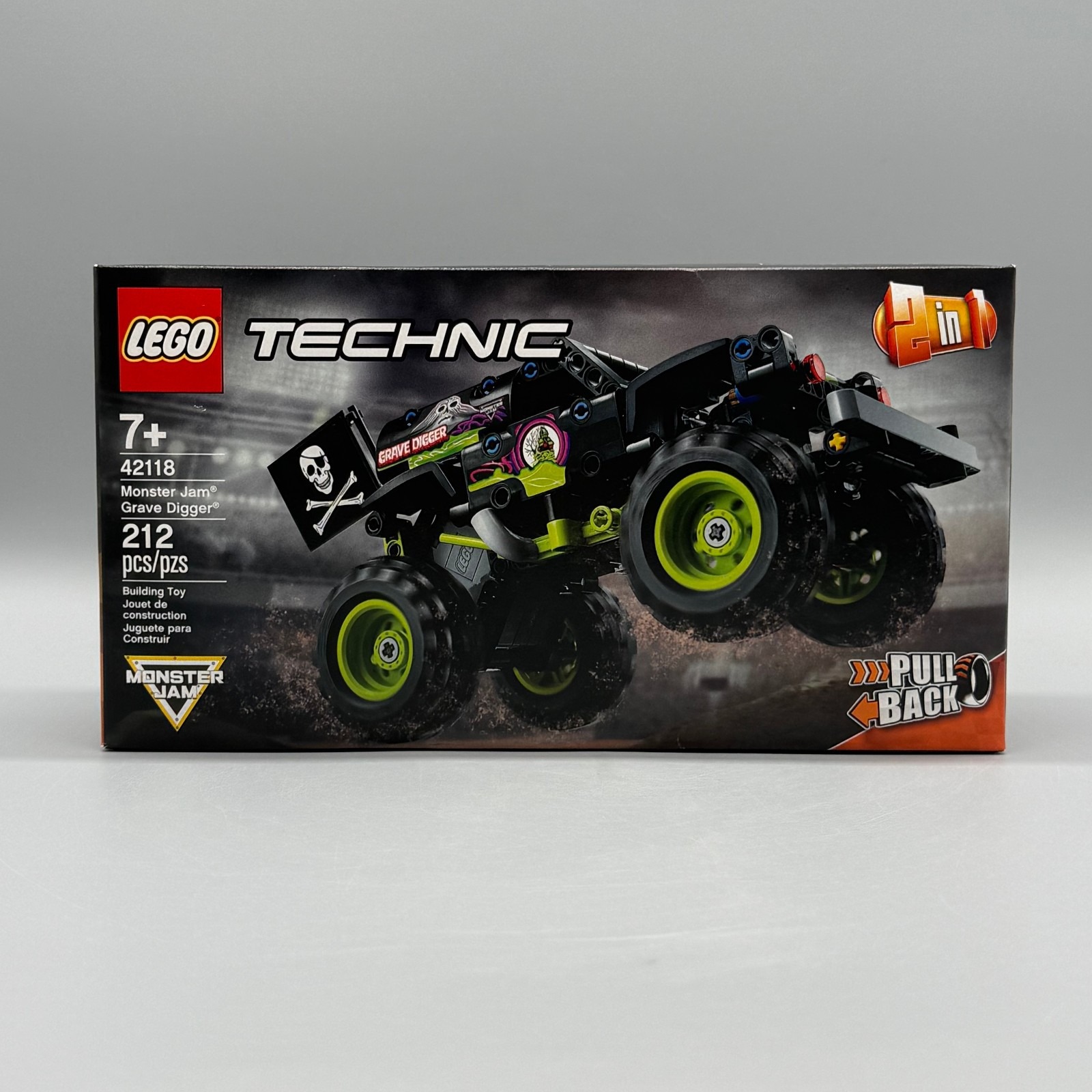 Lego #42118 Monster Jam Grave Digger Technic Truck Retired Brand New Sealed
